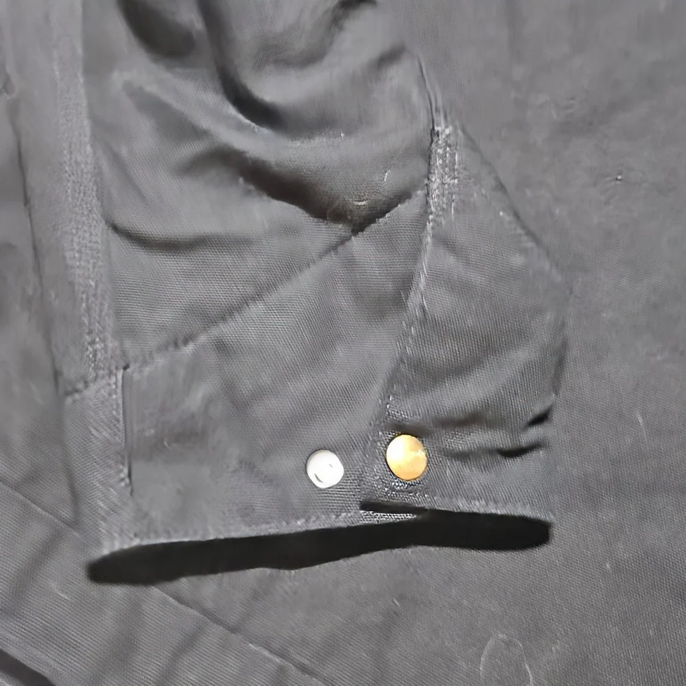 Carhartt Detroit Jacket Mens 4XL Black Blanket Lined Duck Canvas J0001 BLK USA